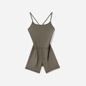 Everlane Perform Bike Unitard Size Medium Grey